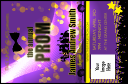Prom Limo 2 VIP Event Badge Small with image upload and vibrant design.