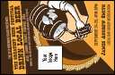 Beer Festival 2 VIP Event Badge Small with custom image upload.