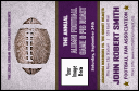 Football Purple VIP Event Badge Small with matching event kit.