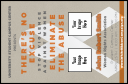 White Ribbon VIP Event Badge Small with 2 logo uploads.