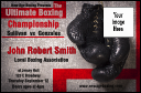 Boxing Gloves VIP Event Badge Small