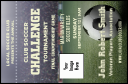 Soccer stadium VIP Event Badge Small with easy to customize text.
