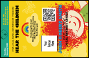 Children's Music VIP Event Badge Small with unique ticket barcoding.