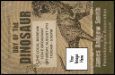 Customize this affordable dinosaur-themed VIP event badge template. Illustrated with Tyrannosaurus Rex. Olive color scheme. Prints and ships fast.