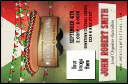 Mexican Fiesta VIP Event Badge Small with 10 data fields for event info.