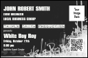 Hip Hop BW VIP Event Badge Small with cool look and image upload.