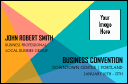 Conference Series: All Purpose Colorful Abstract VIP Event Badge Small
