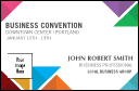 Conference Series: All Purpose Triangles VIP Event Badge Small with modern, versatile design.