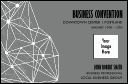 Conference Series: White Geometric Patterns VIP Event Badge Small. Versatile design.