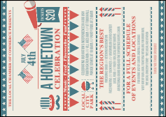 Fourth of July Hometown Club Flyer