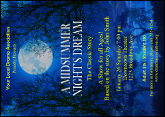 A Midsummer Night's Dream Club Flyer that's perfectly sized for promotions