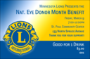 Lions Club International Drink Ticket printed in color