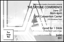Los Angeles Drink Ticket (Black and white)