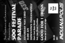 Indianapolis Drink Ticket printed in black and white with room for a custom image upload.
