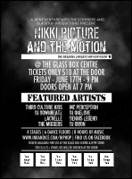 Galaxy Hip Hop Black and White Flyer