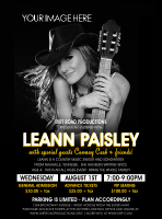 Your Photo Concert (Yellow) Flyer has 1 image upload and customizable text.