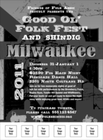 Milwaukee Flyer printed in black and white featuring five custom image uploads