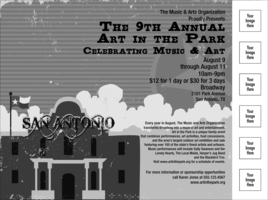 San Antonio Flyer (Black and white)