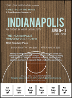 Indianapolis Basketball Logo Flyer