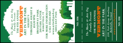 Vermont General Admission Ticket in red and orange
