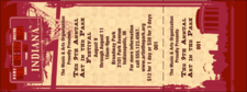 Indiana General Admission Ticket