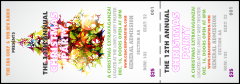 A multi-colored Prism Tree Reserved Event Ticket