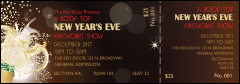 Sell the Champagne Bistro Reserved Event Ticket in advance of your black tie gala. This swanky, vintage inspired template is simple to customize.