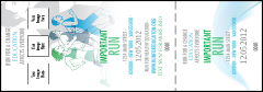 Run for a Cause Blue & Green Event Ticket
