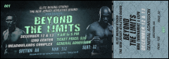 MMA Main Event Blue Reserved Event Ticket with secure numbering