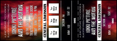 Galaxy Hip Hop Reserved Event Ticket with 3 image uploads