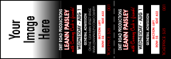 Your Image Concert Reserved Event Ticket with an image upload