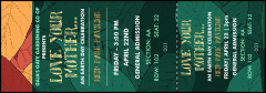 A green Earth Day Organic Reserved Event Ticket