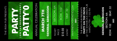 A black and green St Patrick's Day Plaid Reserved Event Ticket