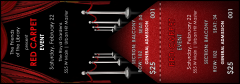 A Red Carpet Reserved Event Ticket with exact seating for your special event