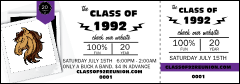 Purple Event Ticket