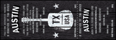 A grey and white Austin Music Reserved Event Ticket