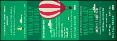 A green and red Napa Valley Reserved Event Ticket