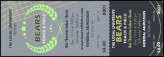 A Greek-themed Track and Field Reserved Event Ticket