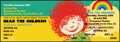 A colorful Children's Music Reserved Event Ticket