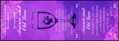 A violet Arsenic & Old Lace Reserved Event Ticket