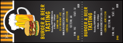 A vintage inspired Burgers and Beer Reserved Event Ticket
