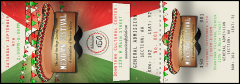 A red, white and green Mexican Fiesta Reserved Event Ticket