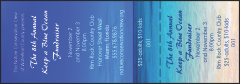 Part of our Nature Series Blue Ocean Event Pack, this deep blue event ticket with ocean background is striking and will catch attention.