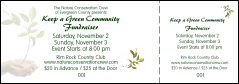 Sapling General Admission Ticket printed in color.