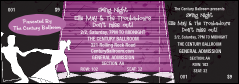 A black, white and purple 50s Swing Dance Reserved Event Ticket