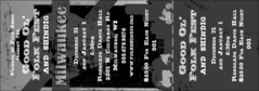 Milwaukee General Admission Ticket printed in black and white featuring secure numbering