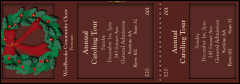 A festive Christmas Reserved Event Ticket