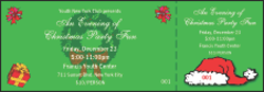 A fun and simple Christmas ticket