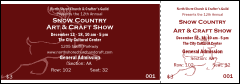 A red and white Christmas Reindeer 002 Reserved Event Ticket