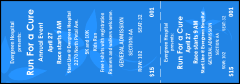 A versatile Blue Flowers Reserved Event Ticket